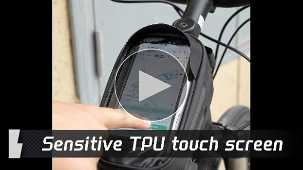 Amazon.com: Bike Phone Holder Bike Frame Bag Bike Phone